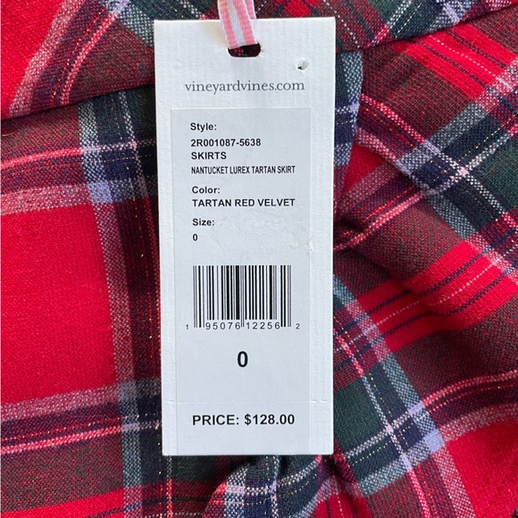 ✨NWT✨Vineyard Vines Nantucket Tartan Ruffle Skirt - Picture 6 of 6